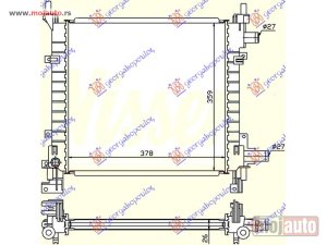 NOVI: delovi  HLADNJAK MOTORA BENZIN (MAN) (+/-AC) (378x359 x26) Ford ka 97-08 -dostupno
