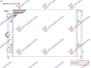 Glavna slika -  HLADNJAK MOTORA 1.0/1.3 (43x32) Vw polo - audi 50 82-90 -dostupno - MojAuto