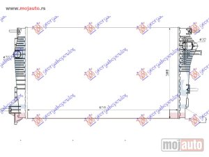 NOVI: delovi  HLADNJAK MOTORA 2.0 16V TCE BENZIN / 1.9/2.0 dCi DIZEL (650x390x26) Renault megane coupe 08-14 -dostupno