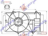NOVI: delovi  VENTILATOR KOMPLET (1.4 D4D) Toyota yaris 99-05 -dostupno
