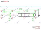 NOVI: delovi  AMORTIZER GEPEK VRATA (SEDAN) (268L-510N) Opel vectra c 05-08 -dostupno