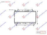 NOVI: delovi  HLADNJAK MOTORA 1.4/1.6/1.8i 16V 2.0 TDCi (70x37) Chevrolet lacetti 03- -dostupno