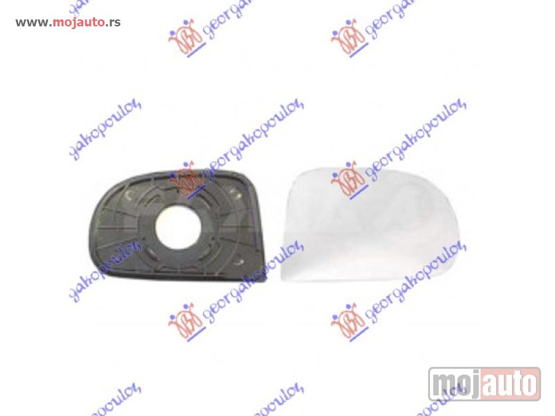 Glavna slika -  STAKLO RETROVIZORA (KONVEKSNO) Desno Hyundai atos prime 99-03 -dostupno - MojAuto