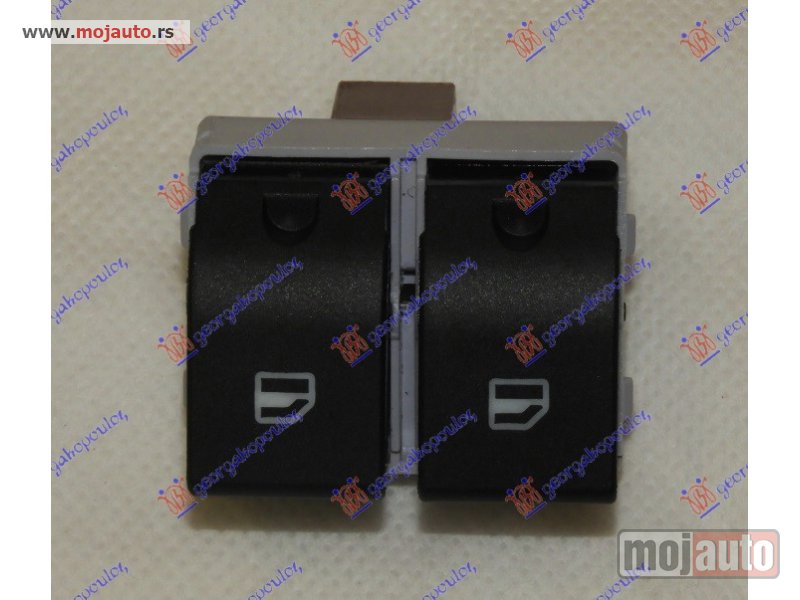 Glavna slika -  PREKIDAC U PREDNJIM VRATIMA (2 TASTERA) (BRAON KONEKTOR) (4 VRATA ZA ZADNJE PROZORE) (4 PIN) Levo Seat ibiza 02-08 -dostupno - MojAuto