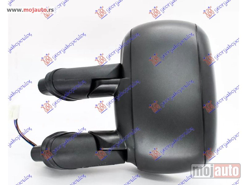 Glavna slika -  RETROVIZOR ELEKTRICNI SA GREJACEM (5 PIN) (A KVALITET) (KONVEKSNO STAKLO) Levo Fiat doblo 01-05 -nedostupno - MojAuto