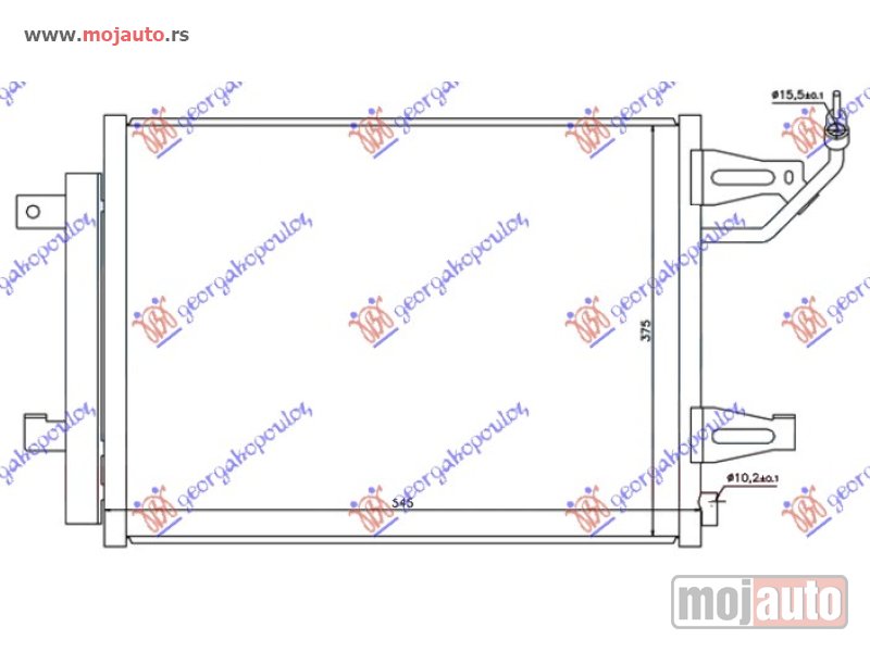 Glavna slika -  HLADNJAK KLIME ZA SVE MODELE (520x375) Smart forfour 04-15 -dostupno - MojAuto