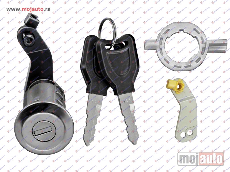 Glavna slika -  CILINDAR BRAVE PREDNJIH VRATA (SA KLJUCEM) (SET) Opel movano 98-09 -dostupno - MojAuto