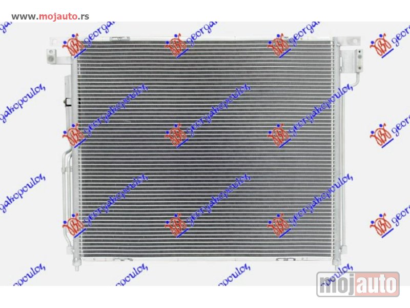 Glavna slika -  HLADNJAK KLIME 2.5 TD (645x570x16) Nissan p/u (d40) navara 2wd-4wd 05-10 -dostupno - MojAuto