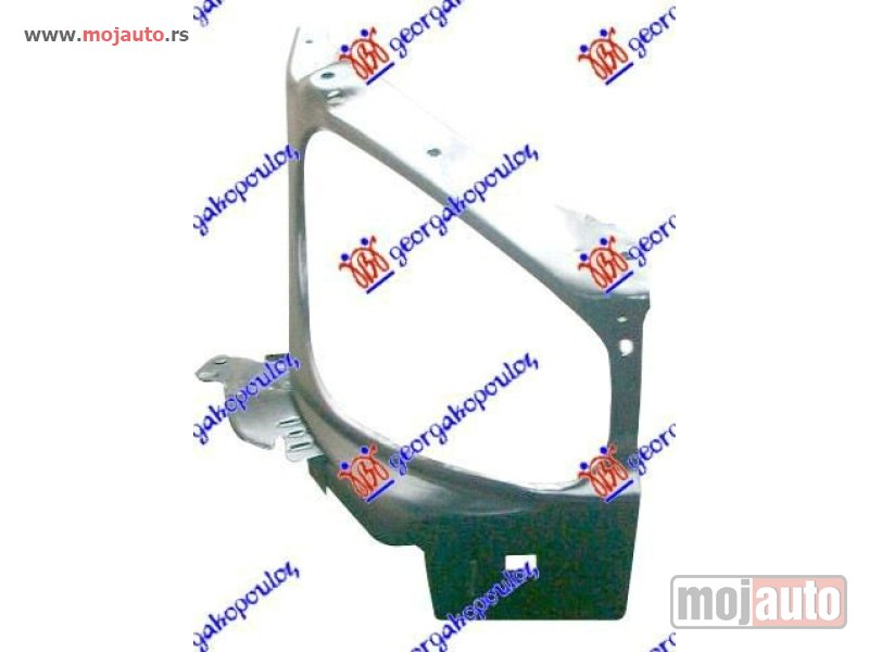 Glavna slika -  OKVIR FARA METALNI Desno Peugeot 206 98-09 -dostupno - MojAuto