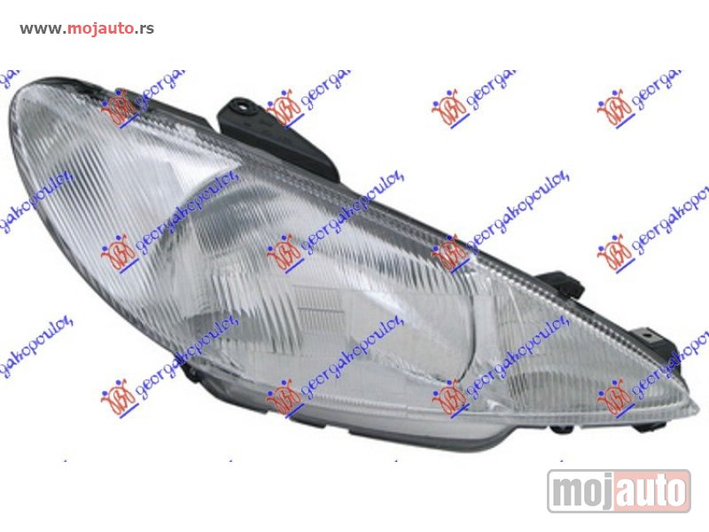 Glavna slika -  FAR ELEKTRICNI (TYC) Desno Peugeot 206 98-09 -dostupno - MojAuto