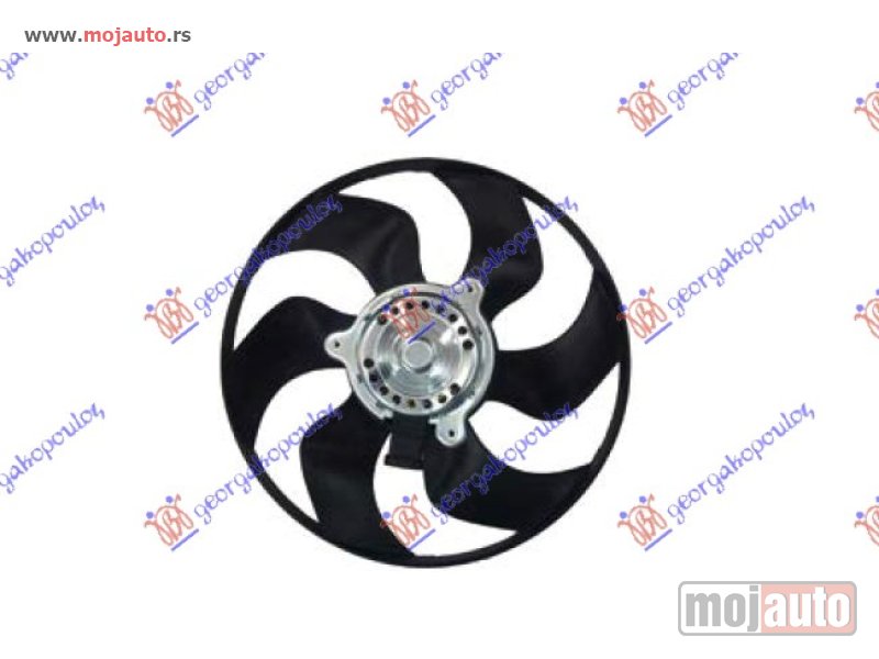 Glavna slika -  VENTILATOR (MOTOR+ELISA) (BENZIN/DIZEL) (+AC) Renault clio 06-09 -dostupno - MojAuto