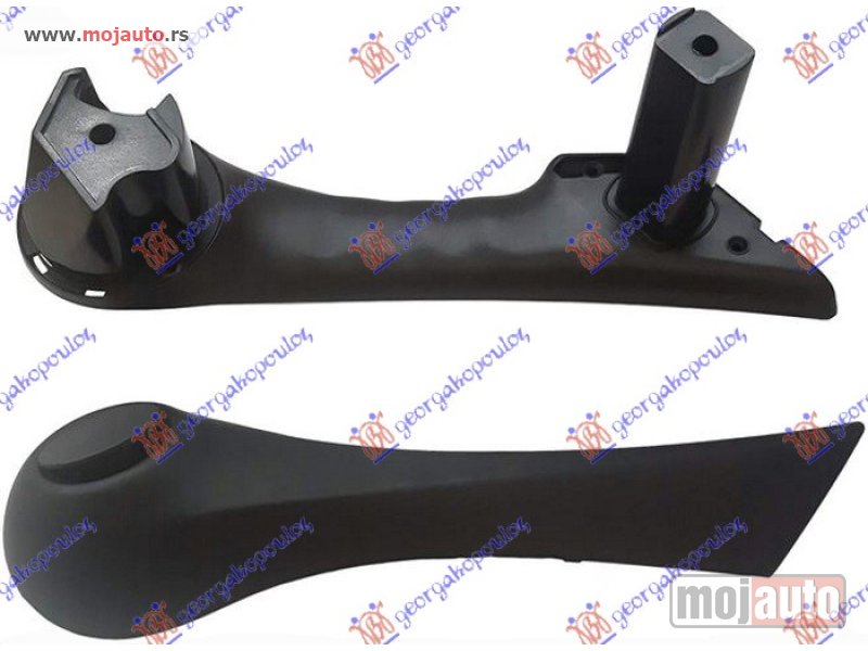Glavna slika -  RUKOHVAT PREDNJIH VRATA UNUTRASNJI CRNI (SET) Renault megane sdn-h/b-l/b 02-05 -nedostupno - MojAuto