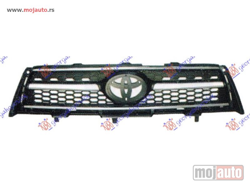 Glavna slika -  PVC MASKA CRNA (HROM LAJSNE) 2008- Toyota rav 4 05-10 -dostupno - MojAuto