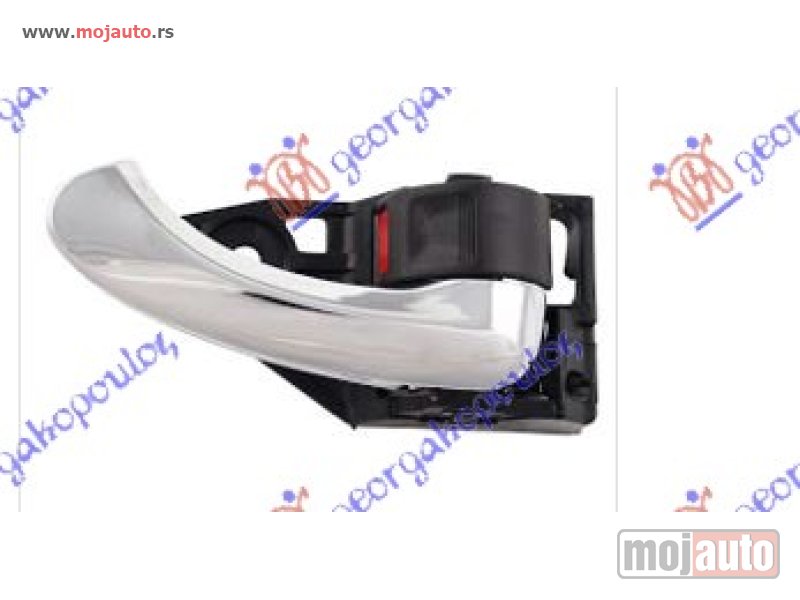 Glavna slika -  KVAKA PREDNJIH/ZADNJIH VRATA UNUTRASNJA HROM/CRNA -08 Desno Toyota rav 4 05-10 -dostupno - MojAuto