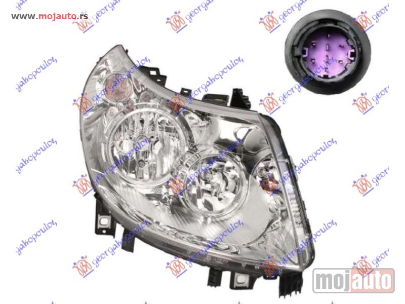 Glavna slika -  FAR ELEKTRICNI (H7/H15) 2012- (DEPO) Desno Fiat ducato 06-14 -nedostupno - MojAuto