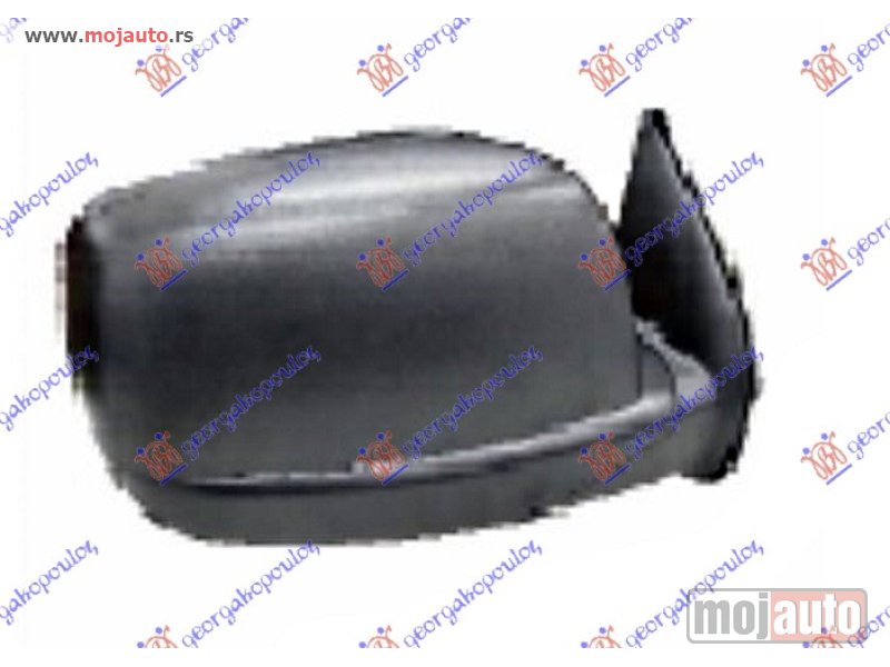 Glavna slika -  RETROVIZOR MEHANICKI CRNI (KONVEKSNO STAKLO) Desno Mazda p/u 2/4wd bt-50 06-13 -dostupno - MojAuto