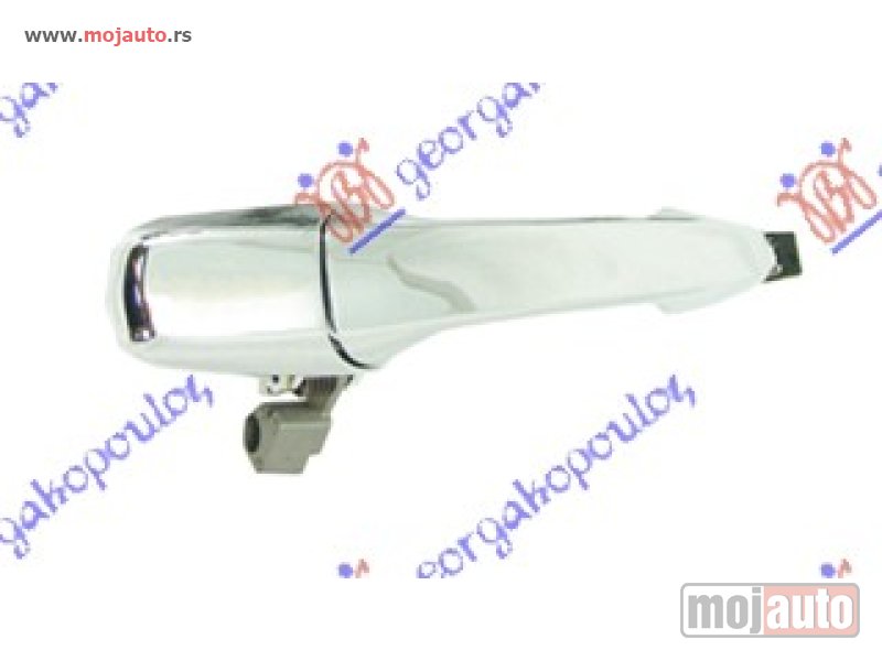 Glavna slika -  KVAKA ZADNJIH VRATA SPOLJASNJA HROM Levo Mazda p/u 2/4wd bt-50 06-13 -dostupno - MojAuto