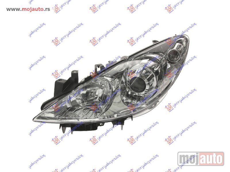 Glavna slika -  FAR ELEKTRICNI (H1/H7) (DEPO) Levo Peugeot 307 05-07 -dostupno - MojAuto