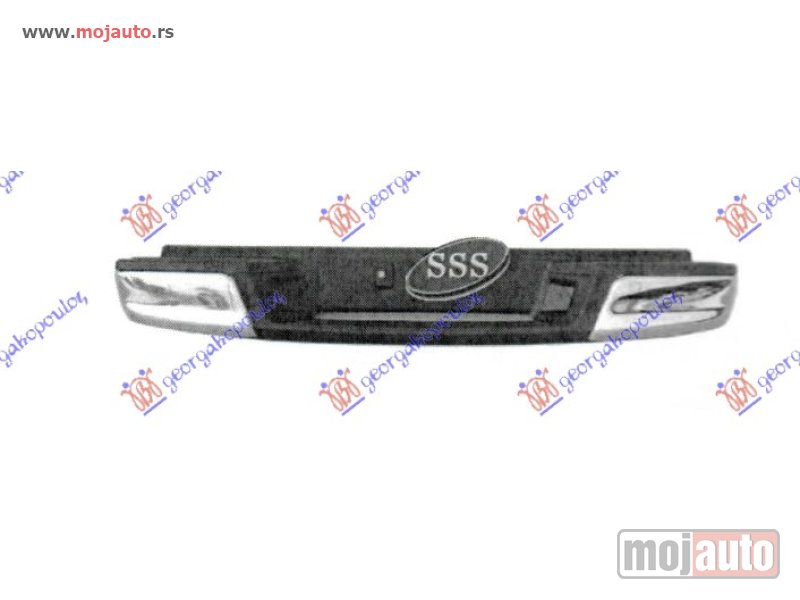 Glavna slika -  ZADNJI BRANIK HROM Isuzu p/u d-max 07-13 -dostupno - MojAuto