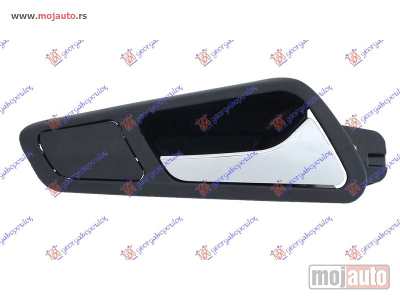 Glavna slika -  KVAKA PREDNJIH VRATA UNUTRASNJA HROM/CRNA Desno Vw passat 05-11 -dostupno - MojAuto