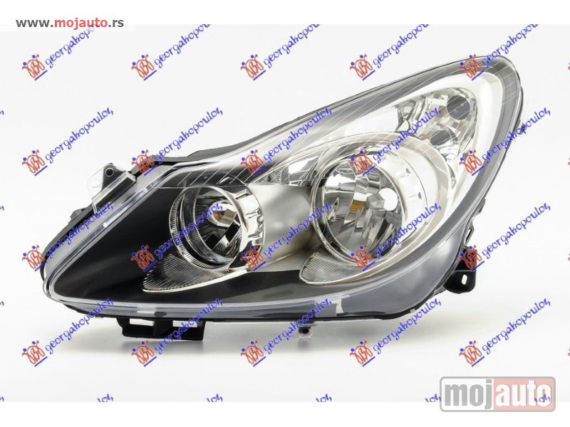 Glavna slika -  FAR CRNI -2011 (SPORT-OPC) (TYC) Levo Opel corsa d 06-15 -dostupno - MojAuto