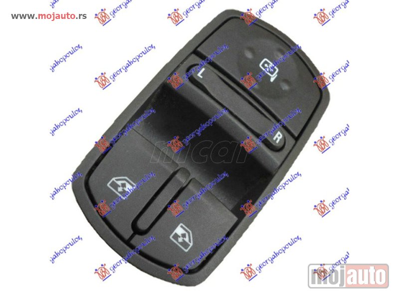 Glavna slika -  PREKIDAC U PREDNJIM VRATIMA (11 PIN) Levo Opel corsa d 06-15 -dostupno - MojAuto
