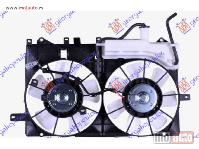 Glavna slika -  VENTILATOR HLADNJAKA I KLIME (DUPLI) KOMPLET (BENZIN) Toyota prius 04-09 -dostupno - MojAuto