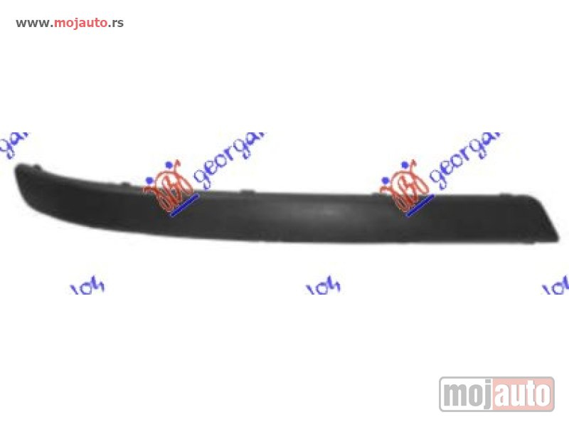 Glavna slika -  LAJSNA PREDNJIH BRANIKA CRNA 04- Desno Opel corsa c 00-06 -dostupno - MojAuto