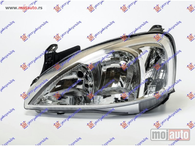 Glavna slika -  FAR ELEKTRICNI 2002-2004 (VALEO TIP) (TYC) Levo Opel corsa c 00-06 -dostupno - MojAuto