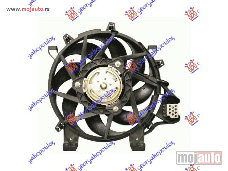 Glavna slika -  VENTILATOR KLIME KOMPLET (1.3/1.7 CDTi) (325W) Opel corsa c 00-06 -dostupno - MojAuto