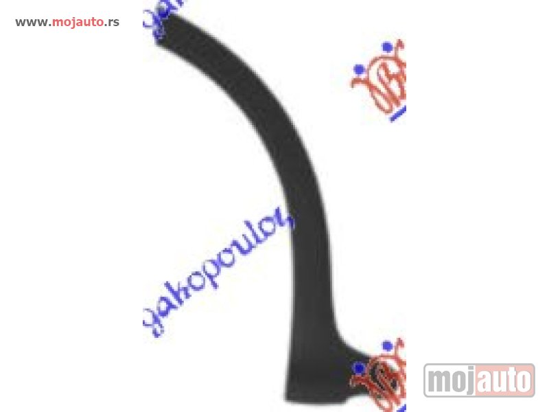 Glavna slika -  RUB PLASTICNI ZADNJEG BLATOBRANA (METALNA SAJTNA) 04- Desno Opel corsa c 00-06 -dostupno - MojAuto