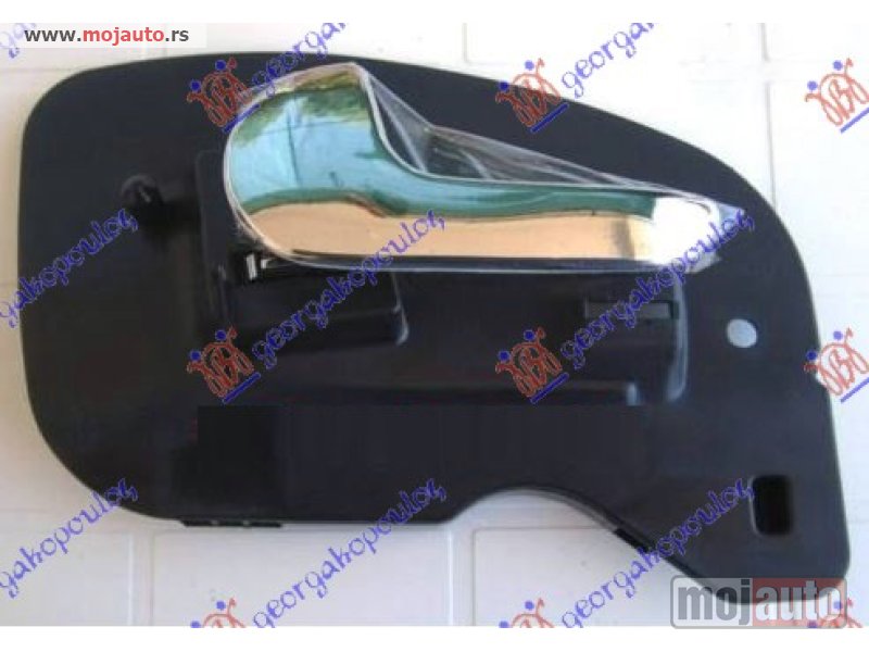 Glavna slika -  KVAKA PREDNJIH VRATA UNUTRASNJA SREBRNA Levo Opel meriva 03-10 -dostupno - MojAuto