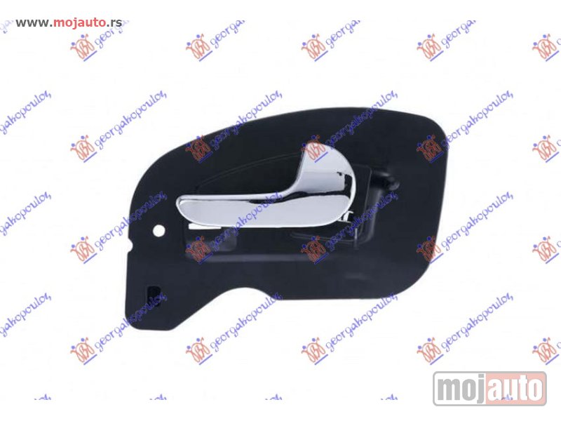Glavna slika -  KVAKA PREDNJIH VRATA UNUTRASNJA HROM Desno Opel corsa c 00-06 -dostupno - MojAuto