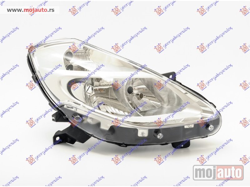 Glavna slika -  FAR ELEKTRICNI HROM (TYC) Desno Renault clio 09-13 -dostupno - MojAuto
