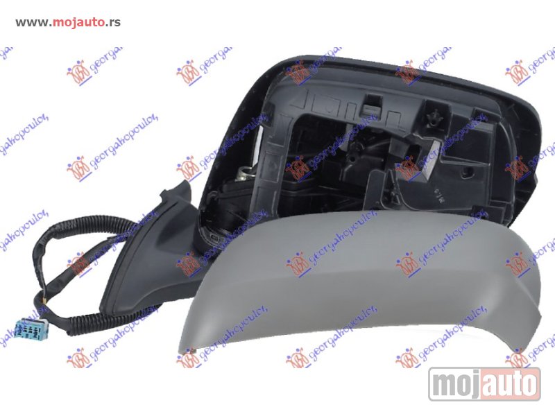 Glavna slika -  RETROVIZOR ELEKTRICNI PM (KONVEKSNO STAKLO) Levo Honda jazz 08-11 -dostupno - MojAuto