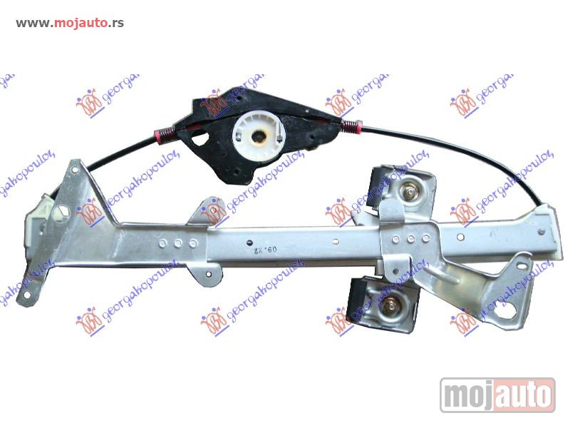 Glavna slika -  PODIZAC PREDNJEG PROZORA ELEKTRICNI (BEZ MOTORA) 5 VRATA Levo Ford fiesta 02-08 -dostupno - MojAuto