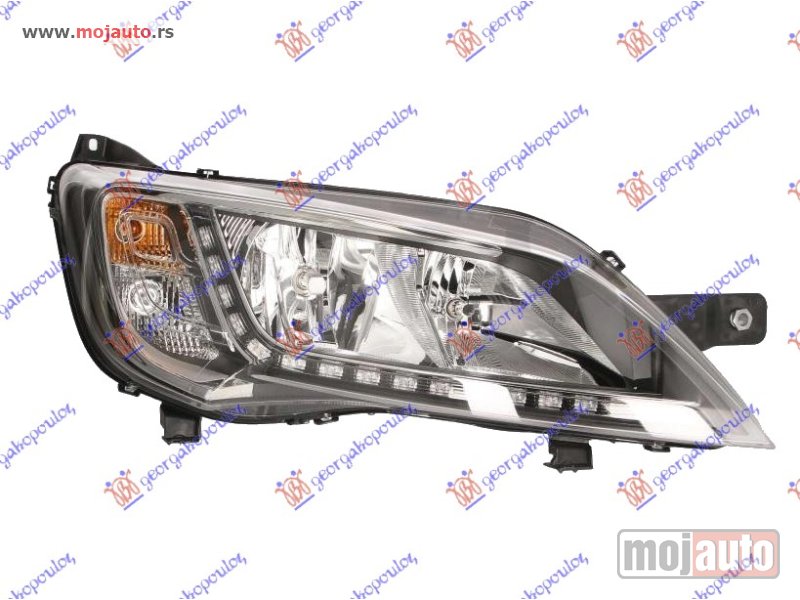 Glavna slika -  FAR ELEKTRICNI SA LED DNEVNIM SVETLOM (DEPO) Desno Citroen jumper 14- -dostupno - MojAuto