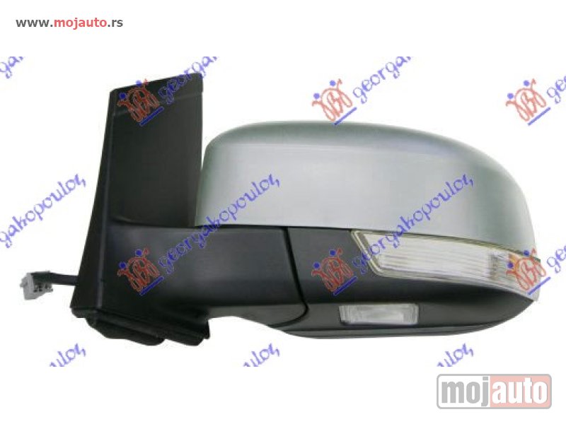 Glavna slika -  RETROVIZOR ELEKTRICNI SA GREJACEM PM (ELEKTRO-SKLOPIV) (MIGAVAC) (SVETLO) (ASFERICNO STAKLO) Levo Ford focus 08-11 -dostupno - MojAuto