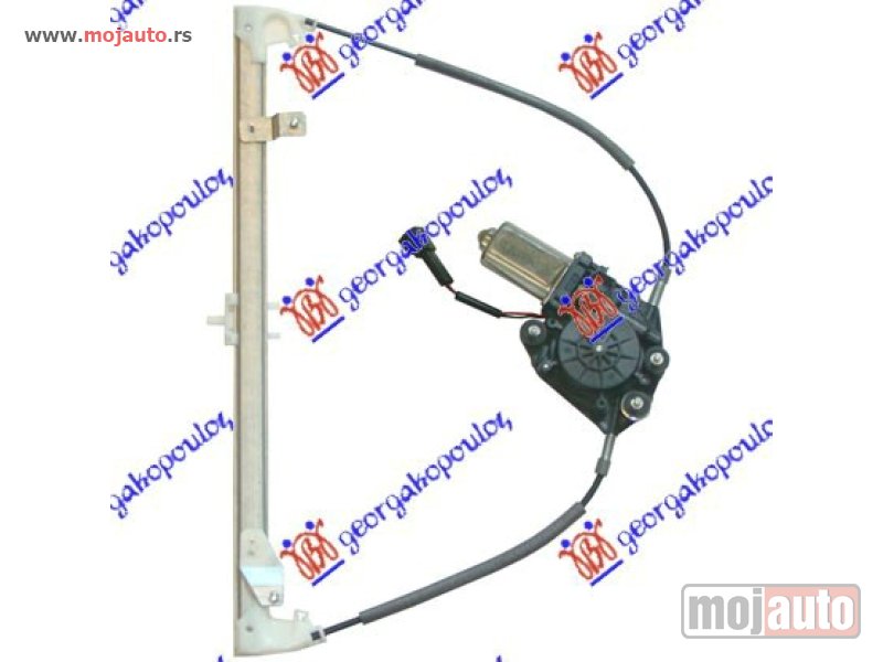 Glavna slika -  PODIZAC PREDNJEG PROZORA ELEKTRICNI 5 VRATA (A KVALITET) Levo Fiat punto 95-99 -dostupno - MojAuto