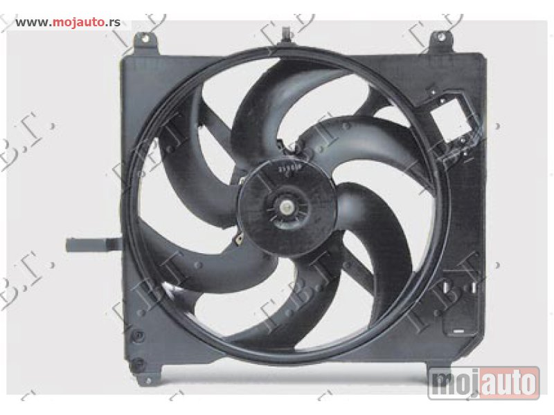 Glavna slika -  VENTILATOR KOMPLET (1.4cc BENZIN) (+AC) Fiat brava 95-03 -dostupno - MojAuto