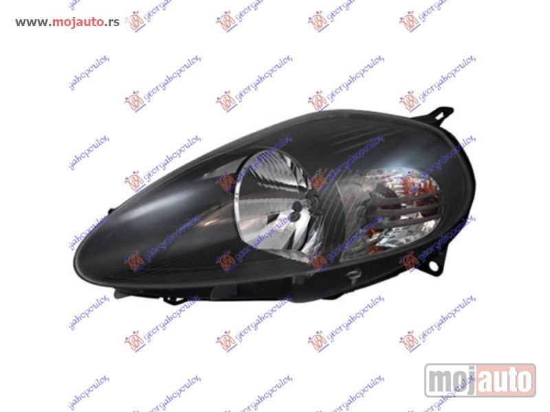 Glavna slika -  FAR ELEKTRICNI SIVI 2008- (& SPORT) (VALEO) Levo Fiat grande punto 05-12 -nedostupno - MojAuto