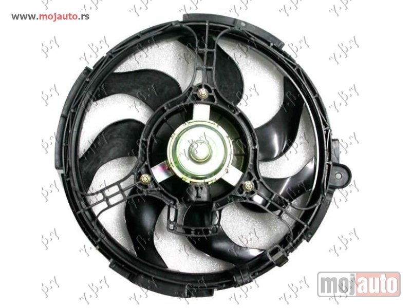 Glavna slika -  VENTILATOR KOMPLET (1.2/1.4/1.6 BENZIN) (-AC) Fiat stilo 01-06 -dostupno - MojAuto