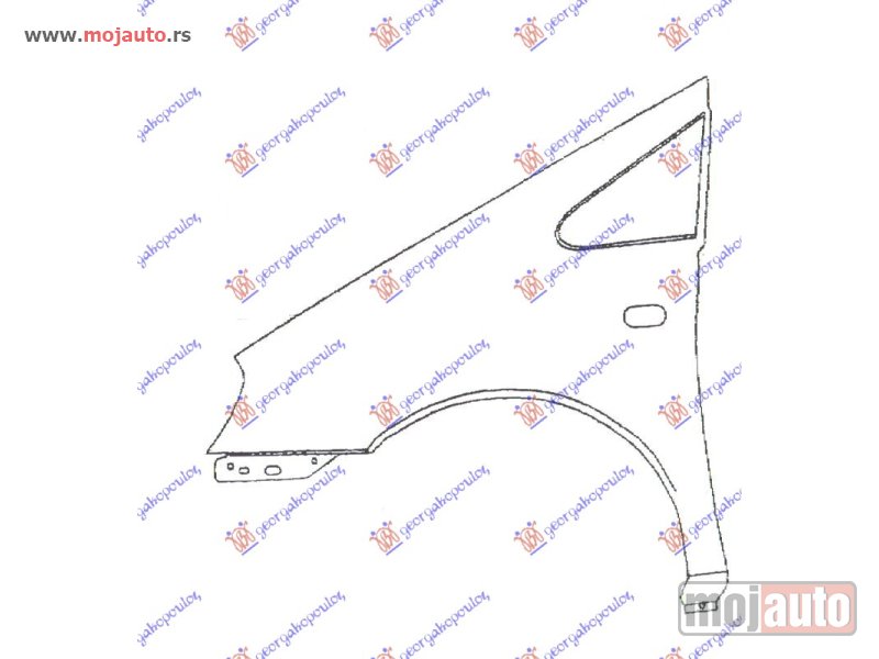Glavna slika -  BLATOBRAN 00- Levo Ford galaxy 95-06 -dostupno - MojAuto