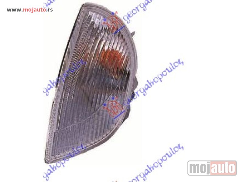 Glavna slika -  MIGAVAC BELI Levo Fiat seicento 01-06 -dostupno - MojAuto