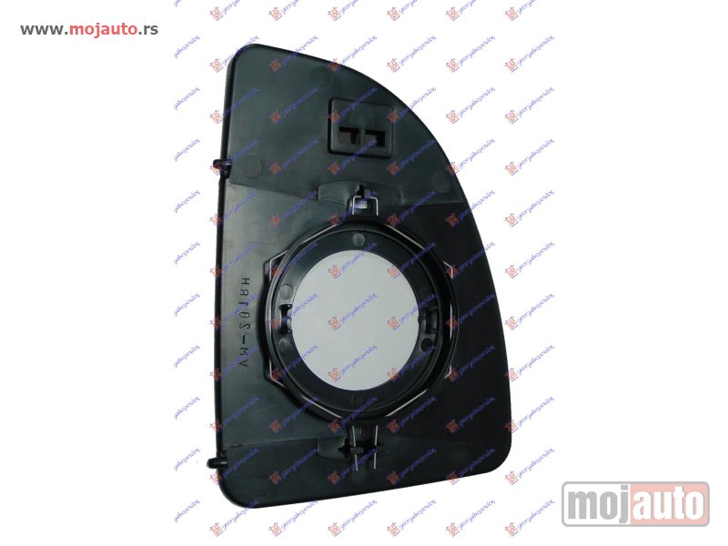 Glavna slika -  STAKLO RETROVIZORA (GORNJI DEO) 1999- (KONVEKSNO) Levo Peugeot boxer 94-02 -dostupno - MojAuto