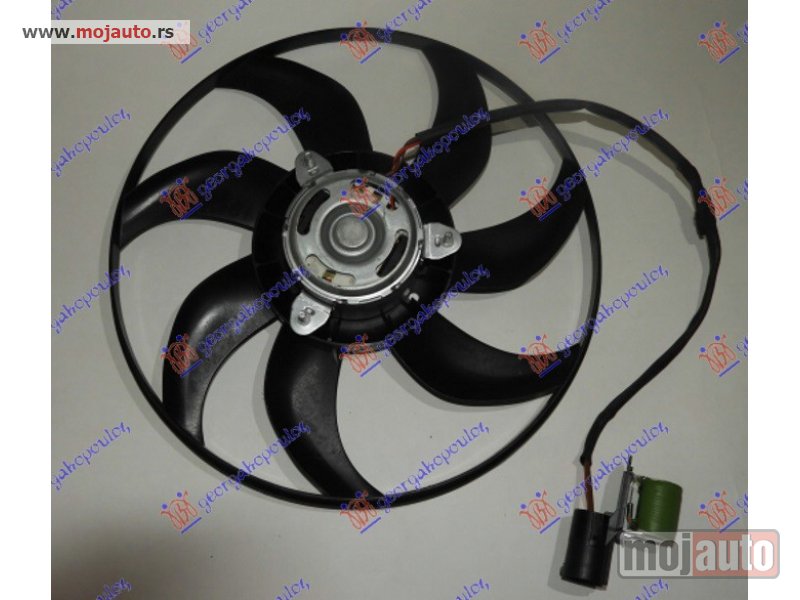 Glavna slika -  VENTILATOR (MOTOR+ELISA) (390mm) (4 PIN) Opel astra h 04-10 -dostupno - MojAuto