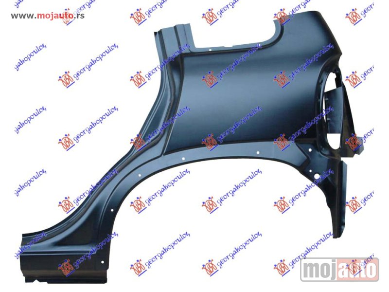 Glavna slika -  ZADNJI BLATOBRAN 5 VRATA Levo Opel corsa b 97-00 -dostupno - MojAuto