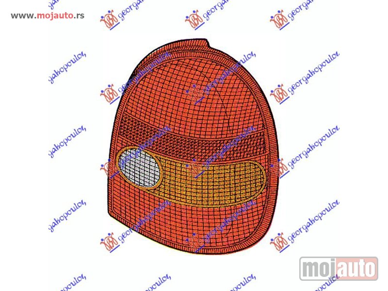 Glavna slika -  STOP LAMPA 3 VRATA (TYC) Desno Opel corsa b 93-95 -dostupno - MojAuto