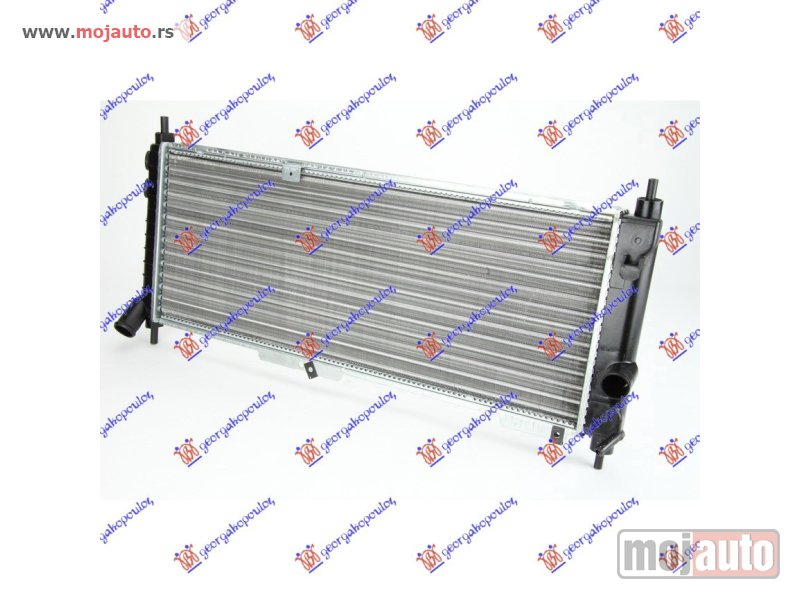 Glavna slika -  HLADNJAK MOTORA 1.2/1.4 (+AC) (68x27.5) (DIJAGONALNO) Opel tigra 95-04 -dostupno - MojAuto