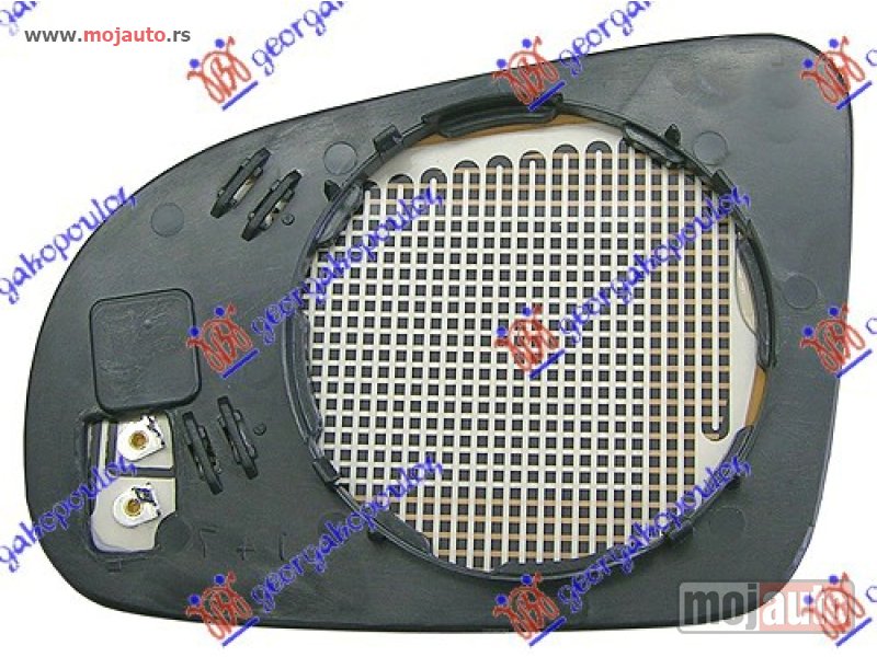 Glavna slika -  STAKLO RETROVIZORA SA GREJACEM Desno Opel corsa b 96-97 -dostupno - MojAuto